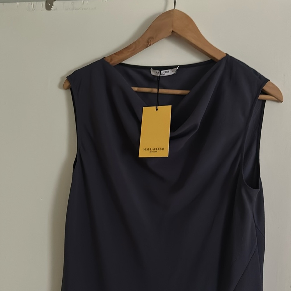 M.M. LAFLEUR, The Priya Dress large, blue NWT